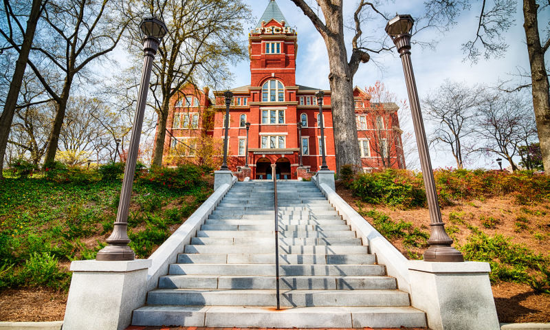 Main building at Georgia Institute of Technology in Atlanta